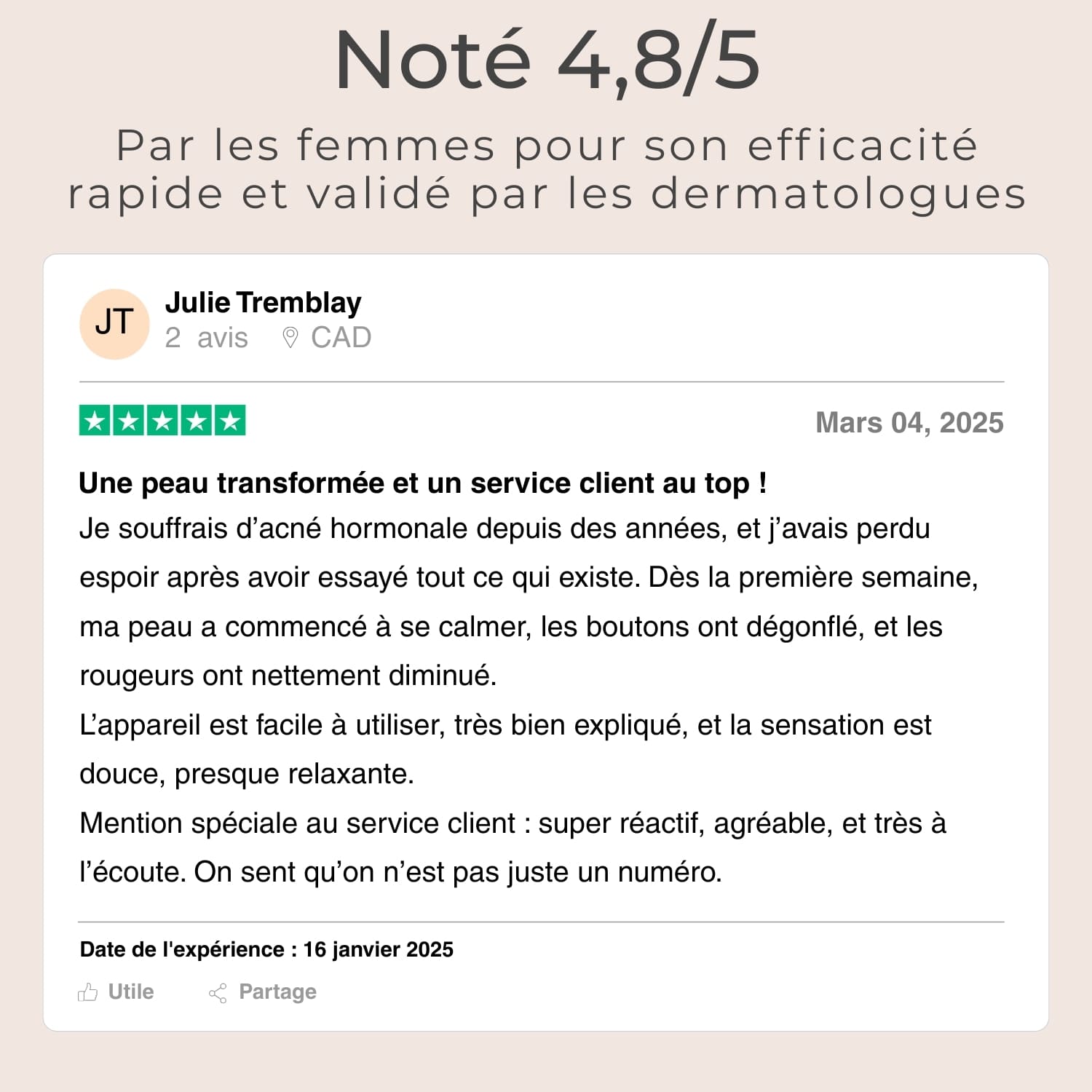 ClearPulse™ 2.0 - Haute Fréquence Thérapeutique Anti-Acné